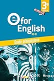 E for english 3e, guide pédagogique